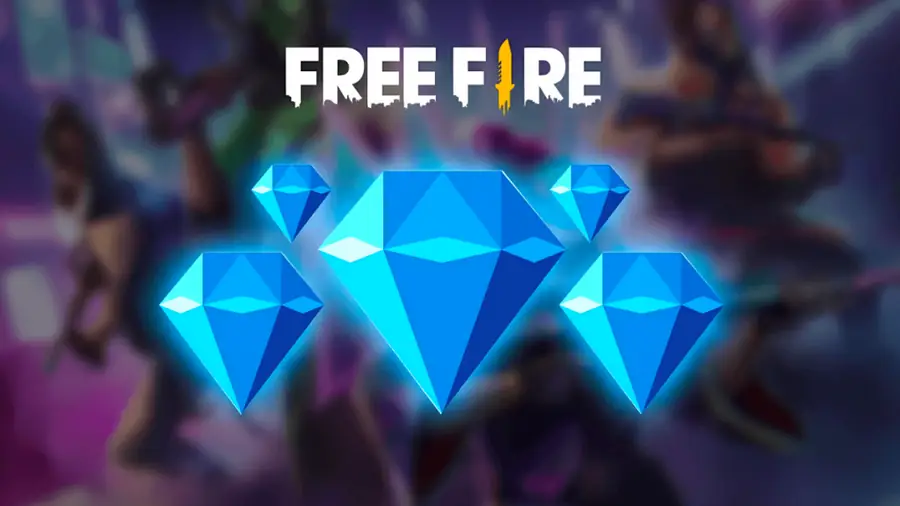 Free Fire diamonds in-game currency artwork