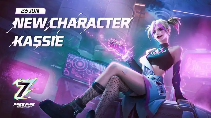 Free Fire update artwork featuring new content