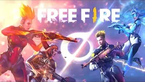 Official Free Fire squad battle artwork